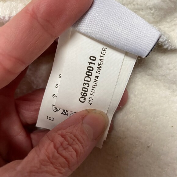 Vist 412 Futura Sweater Italian Ski Gear Sparkly Cotton Fleece Sweater Size 12 - Picture 10 of 12